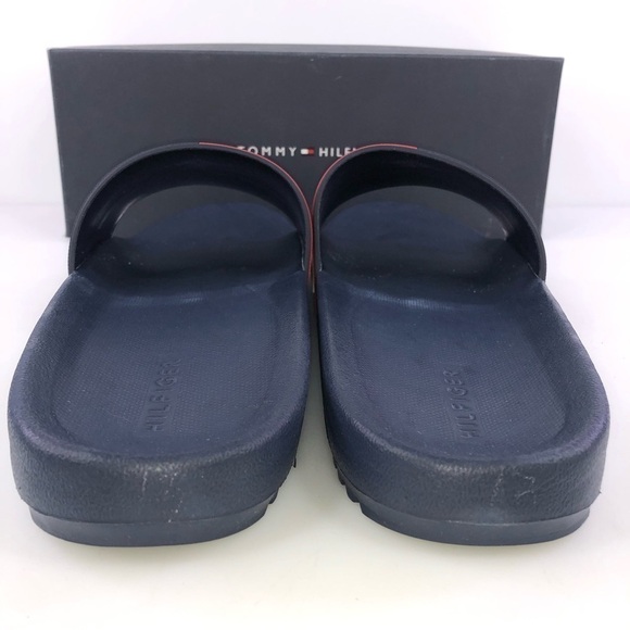 Tommy Hilfiger Men's Rafael Color Block Pool Slides in Gray-Size 13M - Picture 6 of 8